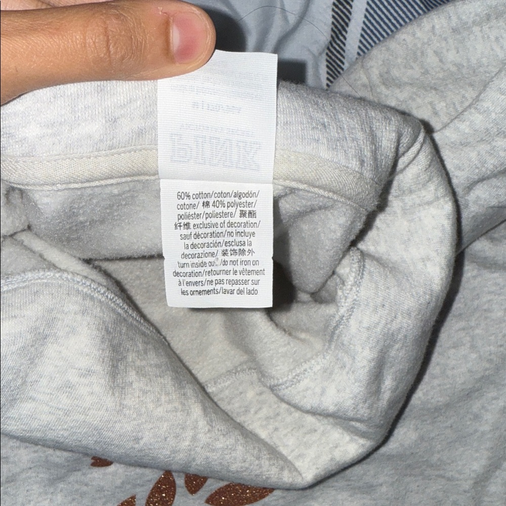 Victoria Secret Pink hoodie sweater Gray VS Size Medium active winter - Picture 8 of 8